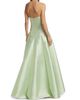 Badgley Mischka Women's Pebble Gazar Strapless Gown - 5