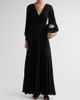 Badgley Mischka Women's Pleated Chiffon Long-Sleeve Gown - 2