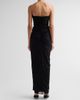 Badgley Mischka Women's Pleated Ruffle Chiffon Column Gown - 3