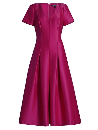 Badgley Mischka Women's Satin Cocktail Midi-Dress