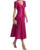 Badgley Mischka Women's Satin Cocktail Midi-Dress - 2