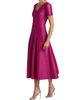 Badgley Mischka Women's Satin Cocktail Midi-Dress - 4