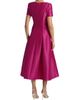 Badgley Mischka Women's Satin Cocktail Midi-Dress - 5