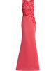 Badgley Mischka Women's Scuba Floral & Crystal Gown - 8