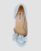 Badgley Mischka Women's Yana 90MM Embellished Satin D'Orsay Pumps - 4