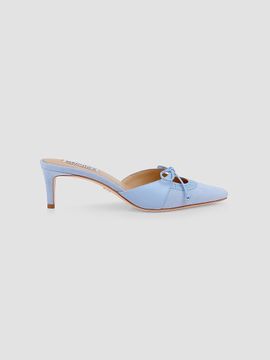 Badgley Mischka Women's Yannah 55MM Cut-Out Suede Mules