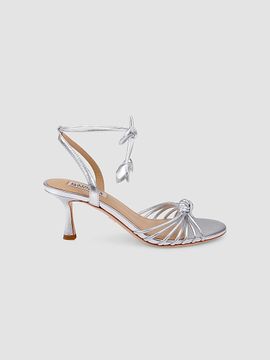 Badgley Mischka Women's Yelena 65MM Leather Wrap Sandals