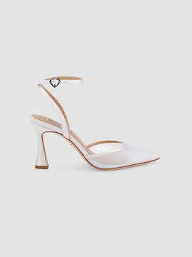 Badgley Mischka Women's Yordan 85MM Satin & Mesh Pumps