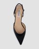Badgley Mischka Women's Yulianna 45MM Satin Slingback Pumps - 4