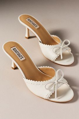 Badgley Mischka Yaritza Leather Heeled Sandals