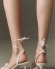 Badgley Mischka Yelena Ankle-Wrap Heeled Sandals - 5