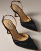 Badgley Mischka Yena d'Orsay Slingback Heels - 1