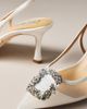 Badgley Mischka Yuta Mesh Slingback Pumps - 2