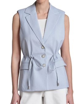 Bagatelle Bagatelle Drawstring Blazer Vest