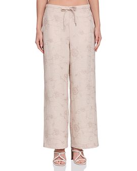 Bagatelle Bagatelle Embroidered Tie Front Pants