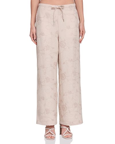 Bagatelle Bagatelle Embroidered Tie Front Pants