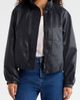 Bagatelle Bagatelle Faux Leather Balloon Bomber Jacket - 1