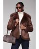 Bagatelle Bagatelle Faux Suede & Shearling Jacket - 3