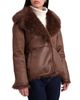 Bagatelle Bagatelle Faux Suede & Shearling Jacket - 6