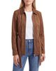 Bagatelle Bagatelle Faux Suede Belted Utility Jacket - 2