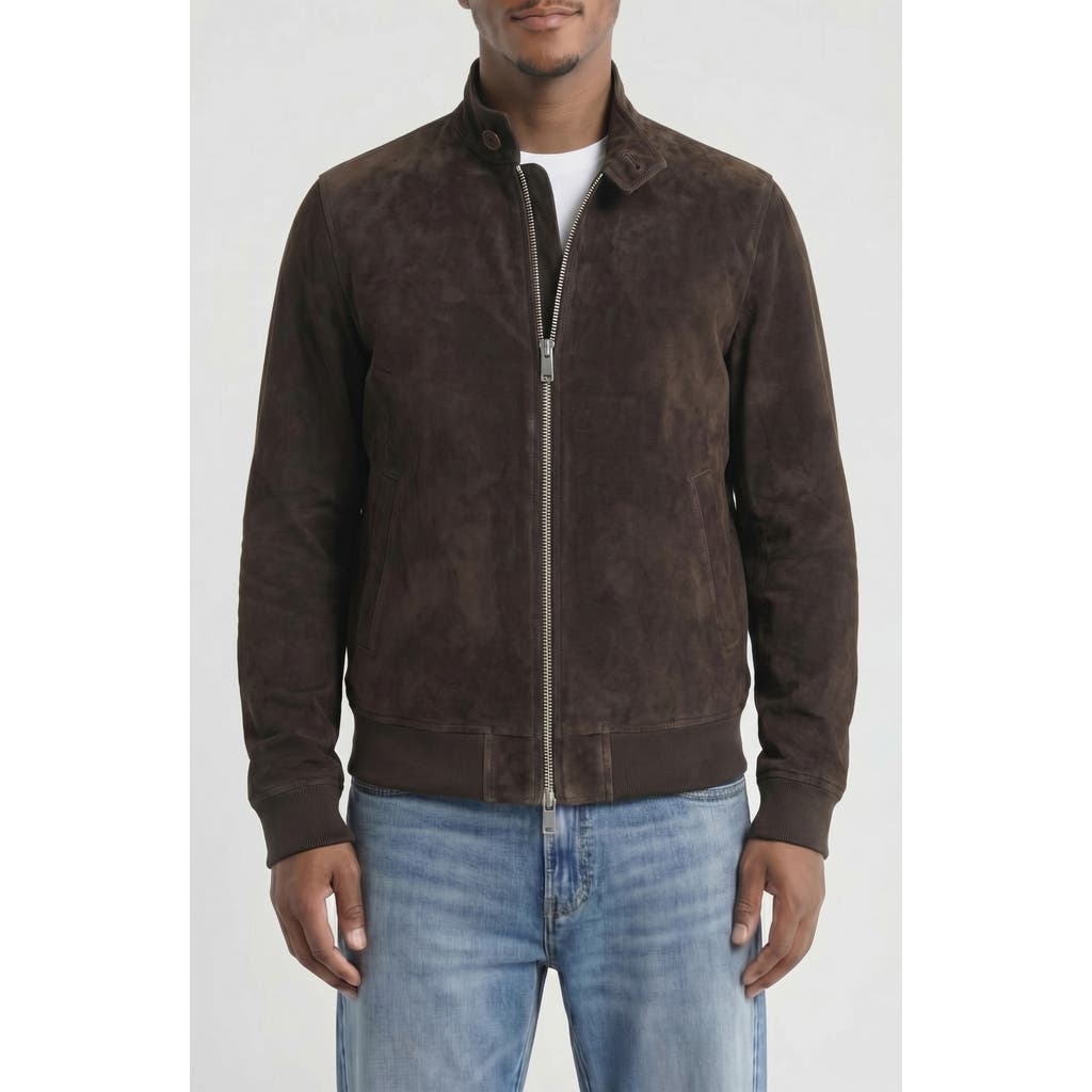Bagatelle Bagatelle Goatskin Suede Harrington Jacket