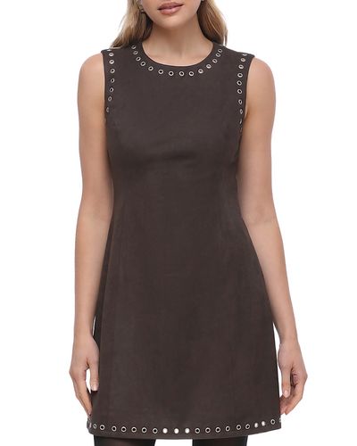 Bagatelle Bagatelle Grommet Mini Dress
