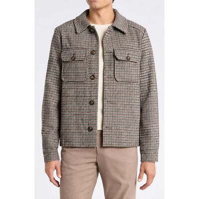 Bagatelle Bagatelle Houndstooth Cropped Trucker Jacket