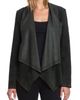 Bagatelle Bagatelle Laser Cut Goatskin Suede Jacket - 1