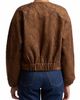 Bagatelle Bagatelle Leaf Embroidery Faux Suede Jacket - 3