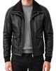 Bagatelle Bagatelle Leather Jacket with Removable Knit Bib - 2