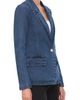 Bagatelle Bagatelle Padded Shoulder Denim Blazer - 3