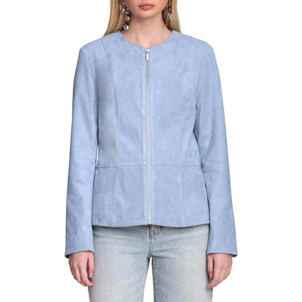 Bagatelle Bagatelle Peplum Faux Suede Jacket