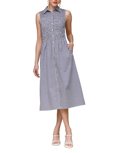 Bagatelle Bagatelle Pinstripe Dress