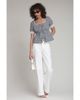 Bagatelle Bagatelle Square Neck Tie Front Top - 2