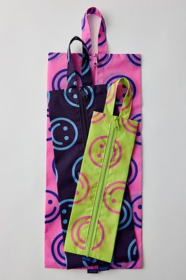 BAGGU BAGGU 3D Zip Pouch Set in Bright Happy Mix, Women's at Urban Outfitters