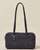 BAGGU BAGGU Denim Bowler Bag in Washed Black Denim, Women's at Urban Outfitters - 1