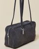 BAGGU BAGGU Denim Bowler Bag in Washed Black Denim, Women's at Urban Outfitters - 2
