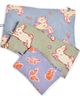 BAGGU BAGGU Flat Pouch Set Spring Animals One - 1