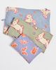 BAGGU BAGGU Flat Pouch Set Spring Animals One - 2