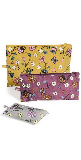 BAGGU BAGGU Flat Pouch Set Wildwood Mix One