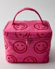 BAGGU BAGGU Large Cosmetic Case in Azalea Pink Happy at Urban Outfitters - 1
