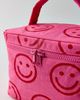 BAGGU BAGGU Large Cosmetic Case in Azalea Pink Happy at Urban Outfitters - 3