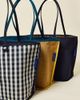 BAGGU BAGGU Large Nylon Reverse Tote Bag in Black Mix, Women's at Urban Outfitters - 1