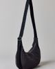 BAGGU BAGGU Medium Denim Crescent Bag in Washed Black Denim, Women's at Urban Outfitters - 3