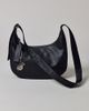 BAGGU BAGGU Medium Recycled Leather Crescent Bag in Black, Women's at Urban Outfitters - 2