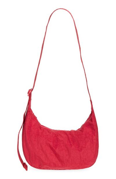 Baggu Baggu Medium Recycled Nylon Crescent Crossbody Bag