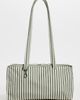BAGGU BAGGU Nylon Bowler Bag Sage Stripe One - 2