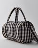 BAGGU BAGGU Nylon Duffle Bag in Black/Cream Gingham, Women's at Urban Outfitters - 2