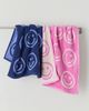 BAGGU BAGGU Reversible Hand Towel Set in Happy Pink Blue at Urban Outfitters - 1