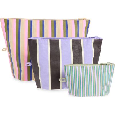 Baggu Baggu Set of 3 Assorted Packable Go Pouch Bags